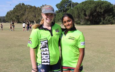 St George Oztag Inspiring the Next Gen of Female Referees